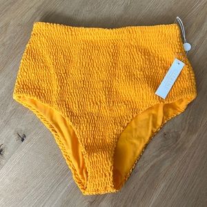 Citrine high waisted Dakota bikini bottoms